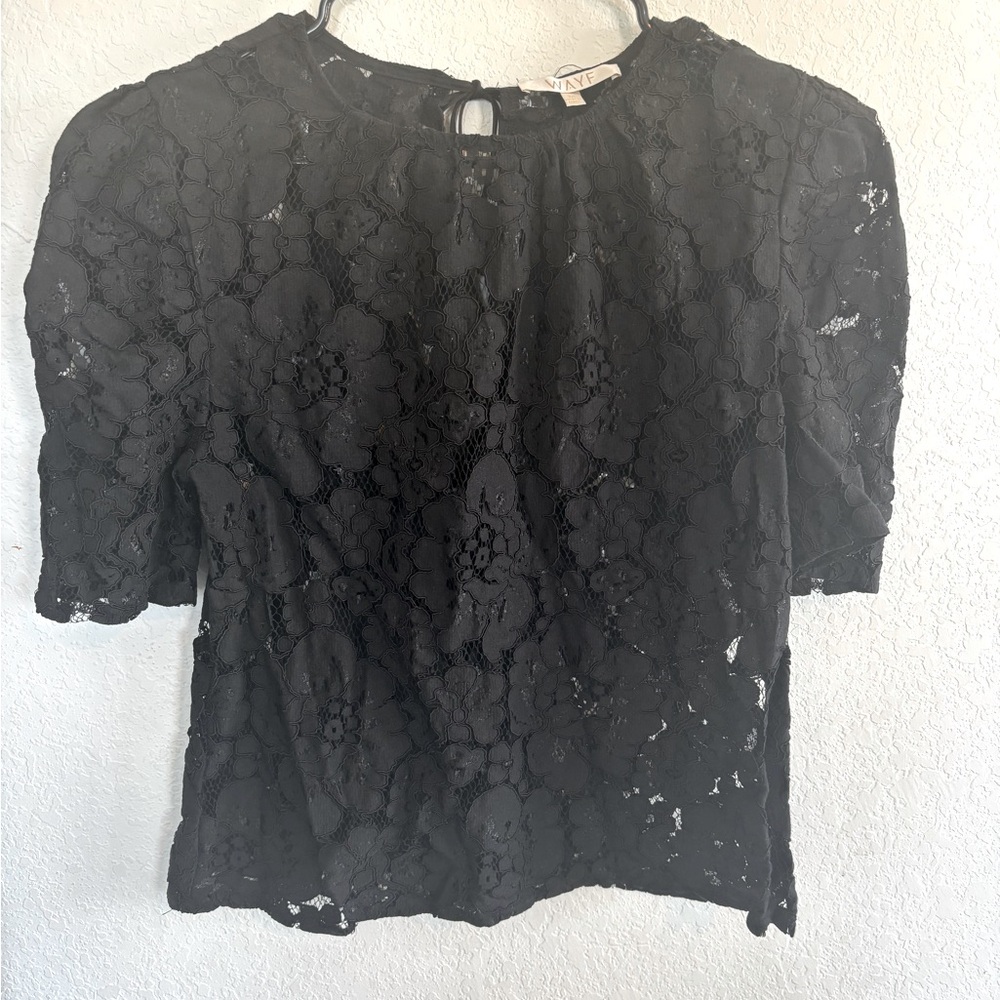 Wayf Lace Top black medium